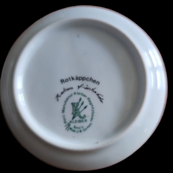 VINTAGE Porcelain Kleiber Miniature Fairy Tale Plates - Picture 7 of 11